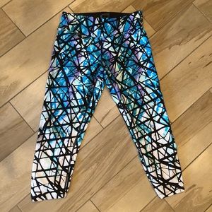 CALVIN KLEIN Activewear cropped yoga leggings